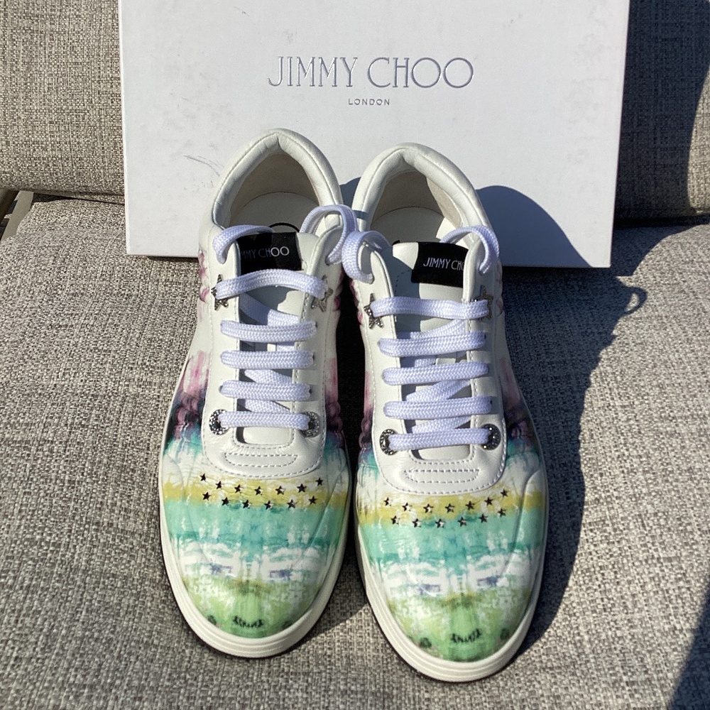 Jimmy Choo Hawaii Tie Dye sneaker